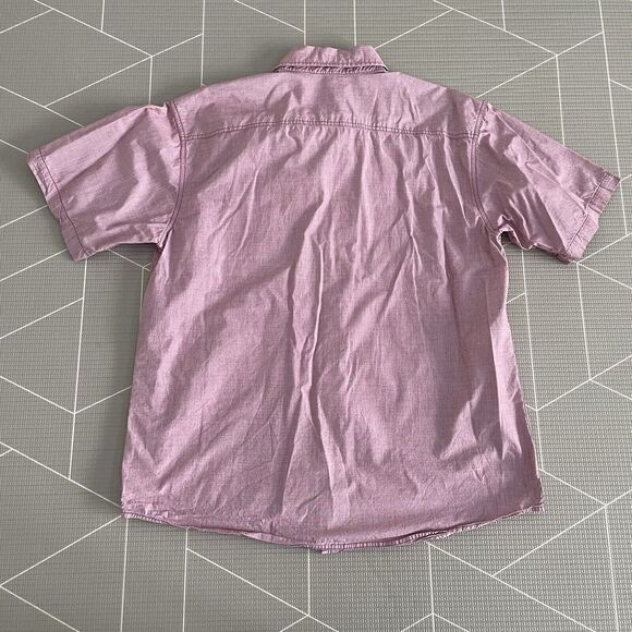 Carhartt Short Sleeve Button Up Size Large Red Cotton - Picture 3 of 7